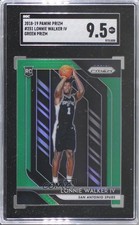 2018-19 Panini Prizm Green Prizm Lonnie Walker IV #251 SGC 9.5 Mint+ 04ie