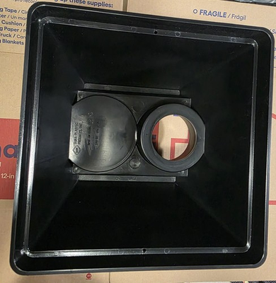 #ad Box Of 5 Dura 12quot; Catch Basin with built in universal outlet. $139.00