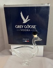 Grey Goose Vodka Clear Glass Goose Decanter B...