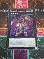 Yugioh Number 80: Rhapsody in Berserk AP06-EN010 Super Rare Unlimited Near Mint