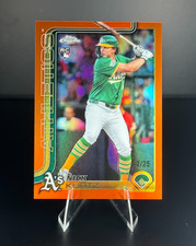 2025 Topps Chrome - RC Nick Kurtz Athletics #USC178 True Orange /25 A's SSP