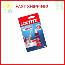 Loctite Threadlocker Red 271 - Permanent Thread Lock Glue for Nuts, Bolts,  Fas