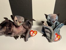 TF - Ty Beanie Baby : Batty tye-dye bunt die Fledermaus
