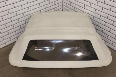 86-93 Chevy C4 Corvette Comvertible White Soft Top (Vinyl Rear WIndow ...
