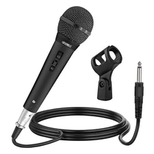 5Core XLR Microphone Dynamic Mic Karaoke Singing Studio Mics Handheld Microfono