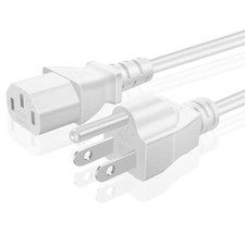 Universal Power Cord NEMA 5-15P to IEC320C13 Cable Wire Plug Jack Connector 15FT