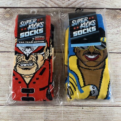 Lot Of 2 Super Kicks Socks Legion Of Doom Koko B Ware Pro Wrestling