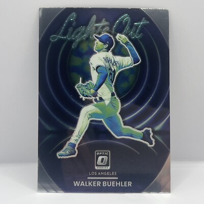 2022 Panini Donruss Optic Baseball Walker Buehler Lights Out LO-11 Dodgers