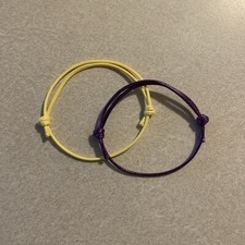 String Bracelet Summer Beach Cord Surfer. free shipping Purple, Yellow
