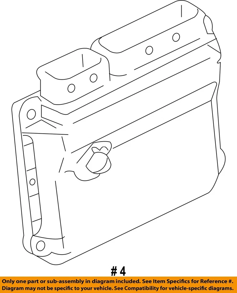 Módulo de control del motor usado (ECM) se adapta a: Toyota Sienna 2011 Mod de control electrónico Foto 4 de 4