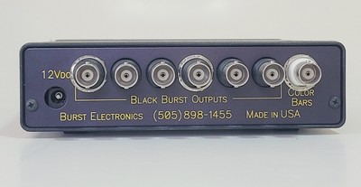 Burst Electronics SG-7 Black Burst/Color Bar Generator SN SS596 #06