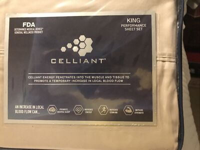 AQ Textiles Celliant Performance Sheet Sets, 400 Thread Count Cotton Blend SALE