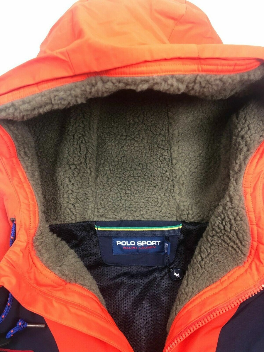 ま*か様 POLO SPORT DIVISION JACKET 軽量 収納フード XXL POLO RALPH LAUREN NAVY MULTI POLO SPORT SPORTSMAN FRONT