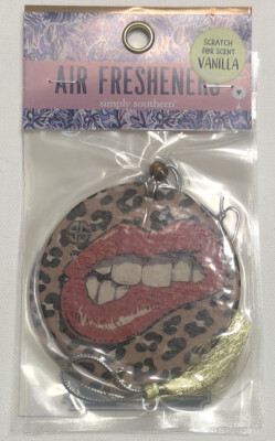 New Simply Southern Car Air Fresheners (Biting Lip) *NIP* Vanilla Scent