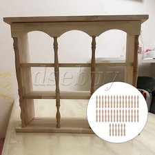 36 Pieces Unfinished Wood Baluster Spindles Kit for DIY Supplies 5.31" Length