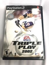 TRIPLE PLAY 2002 (Sony PlayStation 2, 2001) PS2 Complete