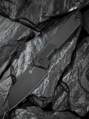 Civivi Hid Nested Folding Knife 4.13'' Black 14C28N Steel Blade Black G10 Handle