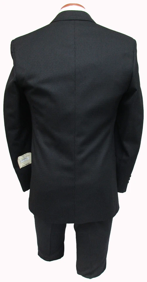 New Boys Size Black Christian Dior Tuxedo with Pants Retro Wedding Ringbearer   - Image 3 of 4