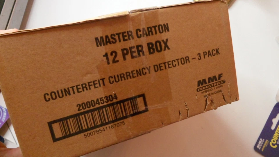 Estuche de 12 plumas detectoras de moneda falsificada MMF, paquete de 3 36 plumas envío total GRATIS Foto 4 de 4