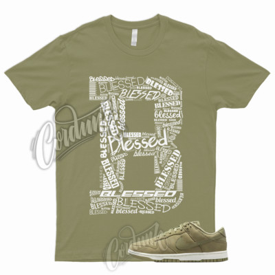BLESSED Shirt for Dunk Low Premium Neutral Olive Green Sail Max Force Mid High 1
