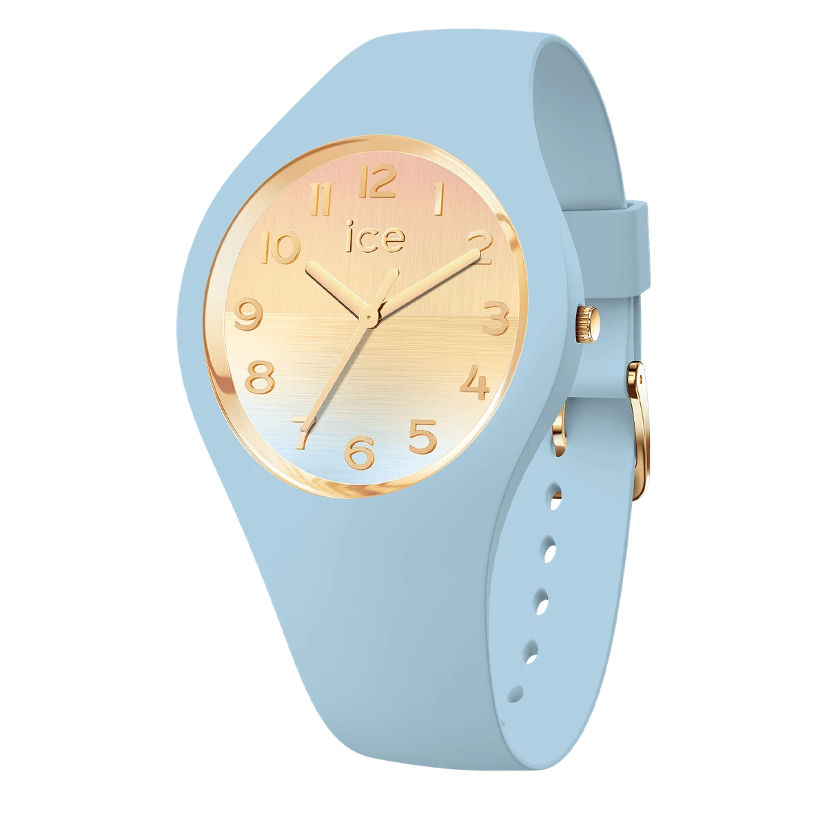 Ice Watch Blue Womens Analogue Watch Ice Horizon Blue Gold