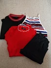 Lot vêtements femme taille 10 pull leggings tricot hauts