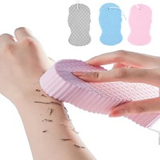 3 Uds Esponja De Bano Exfoliante, Esponja De Bano Para Ducha, Piel Muerta Sp...