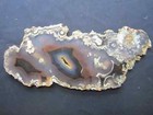Rare Eye Agate Specimen Natural Black & Brown Clear Agate Chalcedony Specimen — photo 2