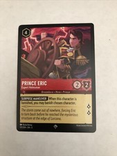 Disney Lorcana Prince Eric Expert Helmsman NON FOIL Super Rare Into The Inklands