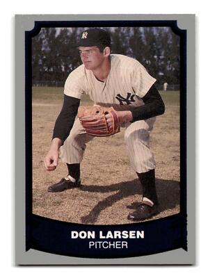 Don Larsen ERR 1988 Pacific Baseball Legends #42a New York Yankees Mint