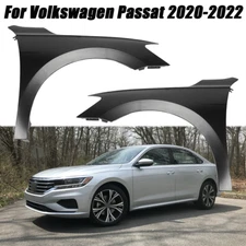 Front Driver & Passenger Side Fenders Fits 2020-2021 Volkswagen Passat