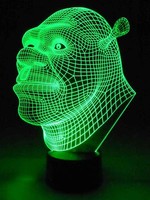 3D Led-Lampe Comic Kinderleuchte Mehrfarben Tischlampe Kinderlampe Kinderzimmer