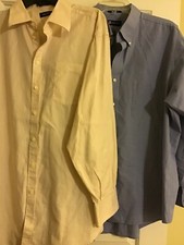 Lot 2 nautica /chaps button down shirt size 171/2-34/35