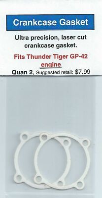 Thunder Tiger GP-42 Crankcase Gasket 2 Pack NIP