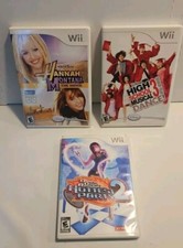 Lot Of 3 Nintendo Wii Games High School Musical 3, Dance Revolution 2, Hannah M