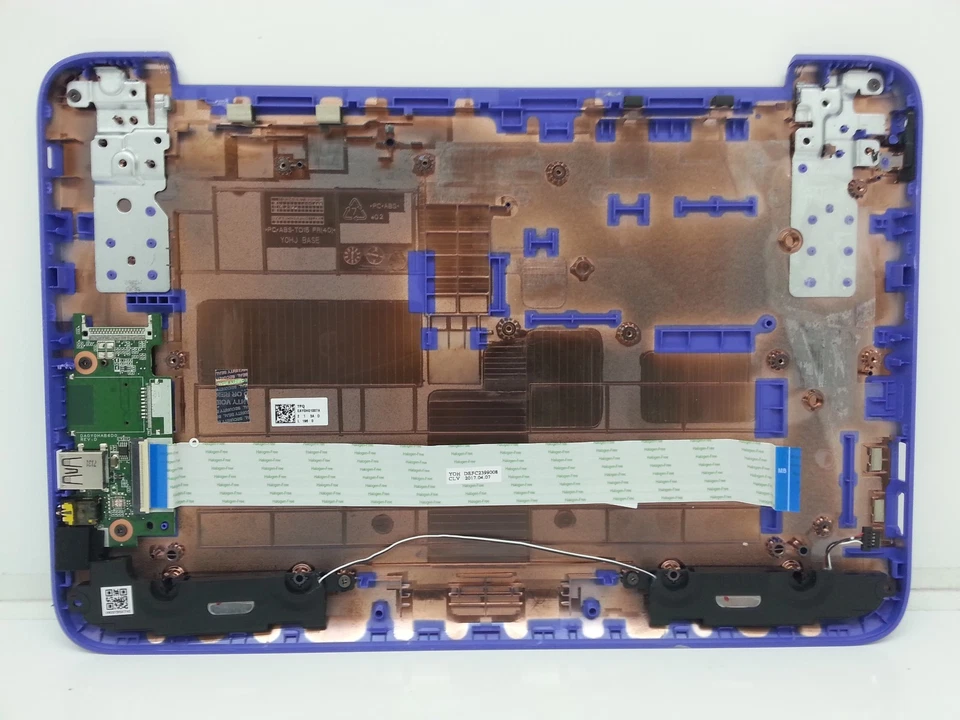 HP 11-y020wm 11-y Estuche Inferior Púrpura Gomas + Altavoces EAY0H01001 EAY0H01007A 66 Foto 2 de 2