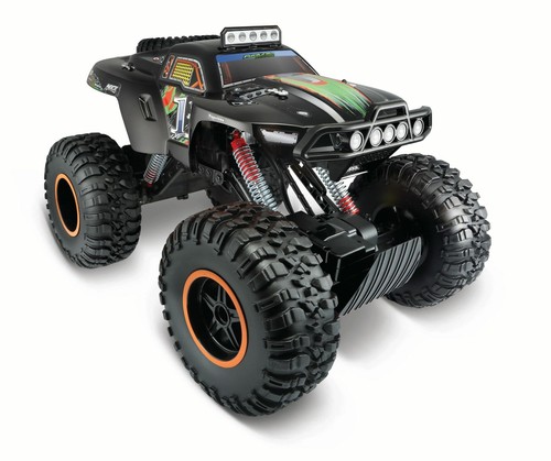 Maisto Tech Ferngesteuertes Auto "Rock Zilla" schwarz Monstertruck Offroad 40cm - Afbeelding 1 van 3