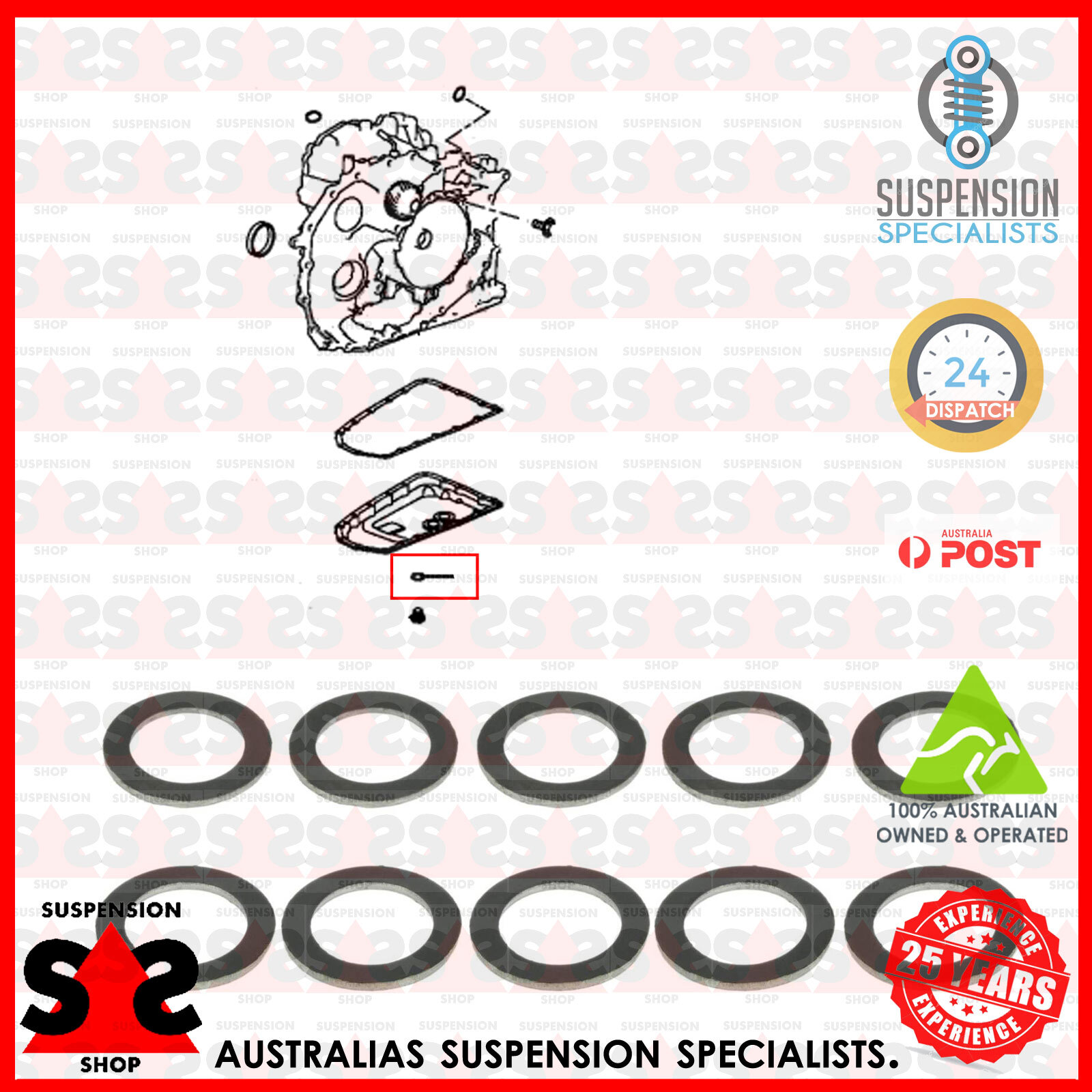 Joint Torique Pour Bouchon De Vidange D'huile à Engrenage Angulaire