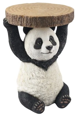 MIDDLE-ENGLAND Kare Style Animal Panda Side Table 36cm Sofa Bedside Plant Stand Home Decor