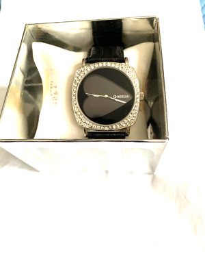 Morgan Damenuhr Stein Herz Quarz Lederarmband & Box M850B
