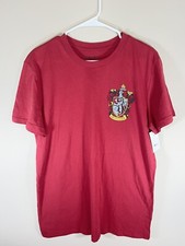 Nueva con etiquetas Camiseta Mundo Mágico Harry Potter Para Hombre Mediana Roja Gráfico Gryffindor