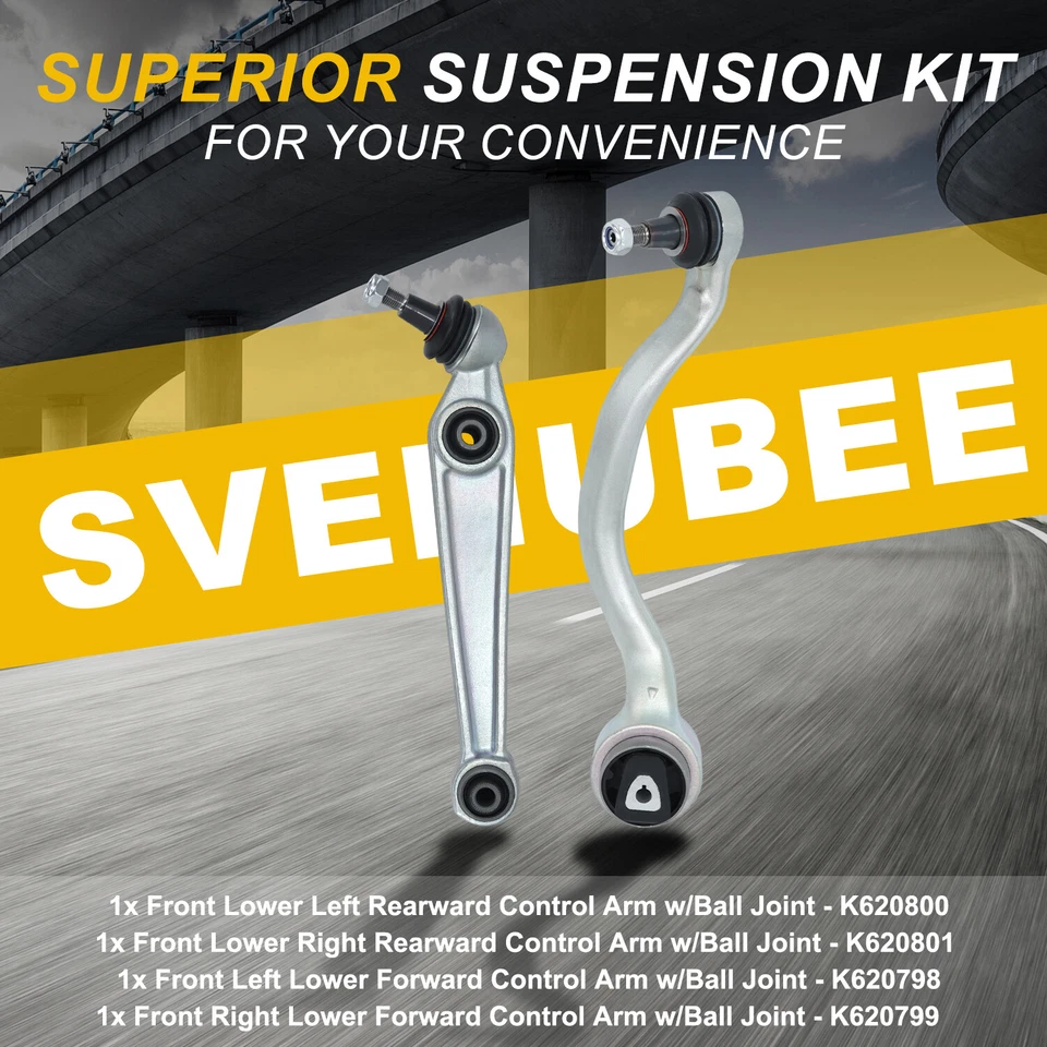 4X Front Lower Forward & Rearward Control Arm Ball Joint for 2007-2014 BMW X5 X6 - Image 3 of 4