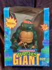 MICHELANGELO Teenage Mutant Ninja Turtle 13" Playmates Figure Vintage 1989 GIANT
