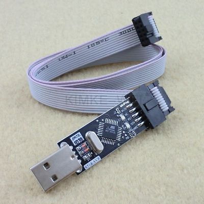 USBASP USBISP AVR Programmer USB ATMEGA8 ATMEGA128 CA NEW 