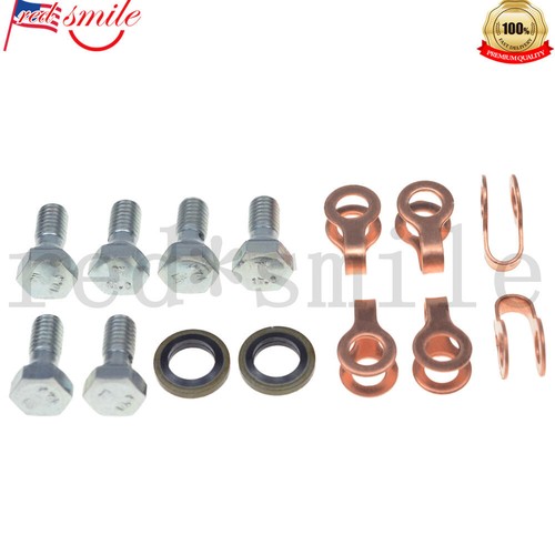 Nuevo kit de pernos Banjo línea de retorno de combustible para Dodge Cummins 89-98 12v 4bt 6bt 6ct EE. UU. - Imagen 3 de 11