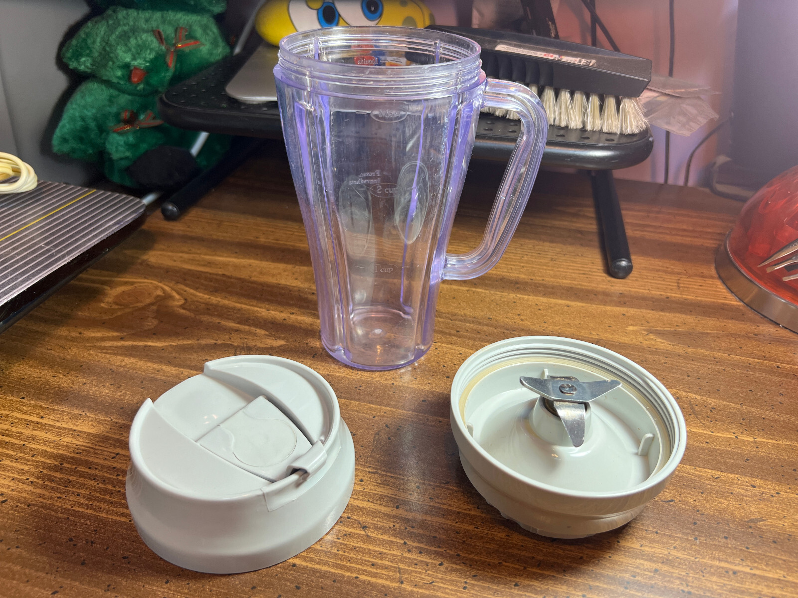 RARE OEM 2008  Back to Basics&trade; BENDER EXPRESS&trade; ~ 24 oz Mug ~ Lid ~ Blade Base