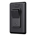 Single 1 Gang On-Off 12V Black Light Switch -Rv Camper Trailer Marine Boat 12 V