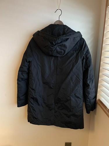 Largo: 82cm Ancho 48cm Manga Mujer Comme des Garcons Nylon Lona Abrigo - Imagen 2 de 7