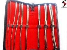 SS Hegar Sounds Dilator Urethral Surgical Gyne Diagnostic Equipment Set CE NEW 