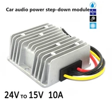 24V to 15V 10A 150W Car audio power module DC Regulator Waterproof Power Module